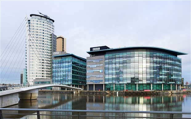 Freedom of Information Act reveal that the BBC, an organisation dedicated to disseminating ideas and promoting freedom of speech, has spent £28 million in the last eight years ensuring that people who leave will not speak out. In Pic: BBC Media City at Salford Quays and reflected in Manchester ship canal.