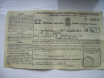1953 / 1954 Broadcasting Television Licence