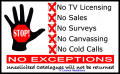No Cold Callers/BBC TV Licensing